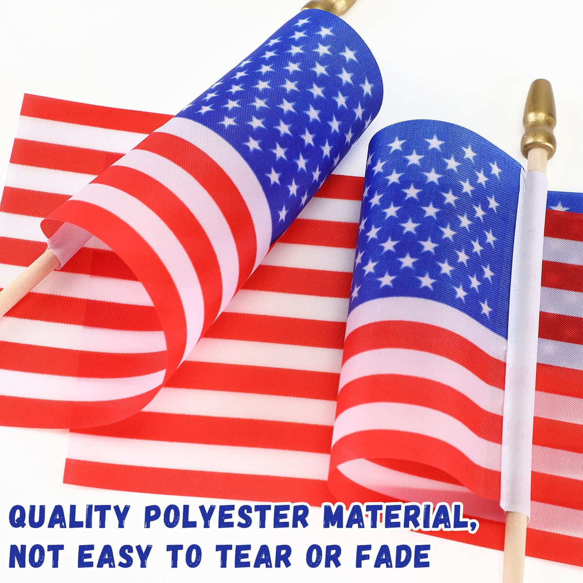 Batiyeer polyester flag resists fading for outdoor displays.