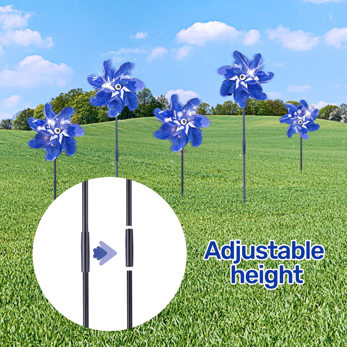 BATTIFE outdoor decor pinwheels brighten lawns and patios