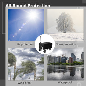 BATTIPAW 97x56x51 cm cover fits most wagons for year-round protection