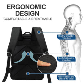 BAVGRED Cooler Backpack waterproof Oxford fabric protecting contents in rain.