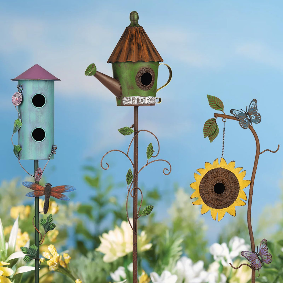 BAYN assembled outdoor garden decor ready to grace patios, lawns, and beds.