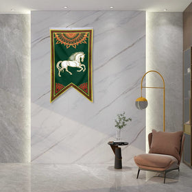Bayyon Rohan flag showcases vivid colors suitable for home or office spaces