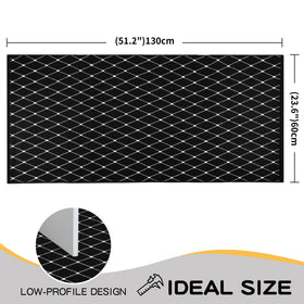 Bazasa indoor-outdoor front mat suits porch, entryway, or kitchen areas.
