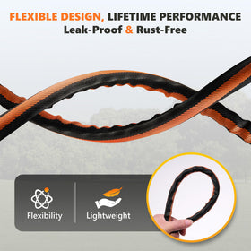 BazeSync 10-function nozzle adapts from mist to jet for every task.