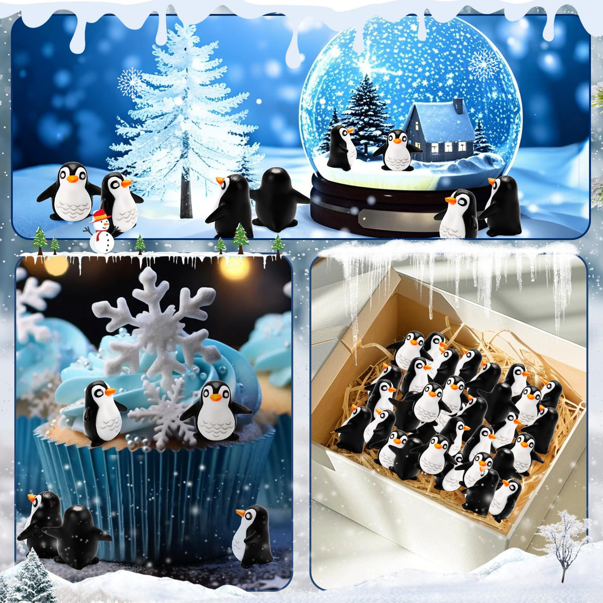 Bbiamsleep 130-piece penguin set packaging great value for crafts