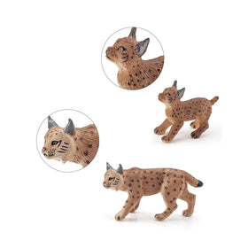Bbiamsleep Lynx Figurine A angled perspective for decorative display