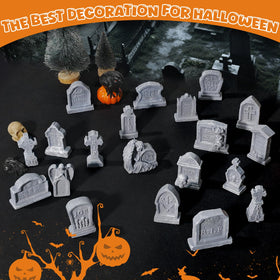 Bbiamsleep miniature tombstones for Halloween village decoration and DIY projects.