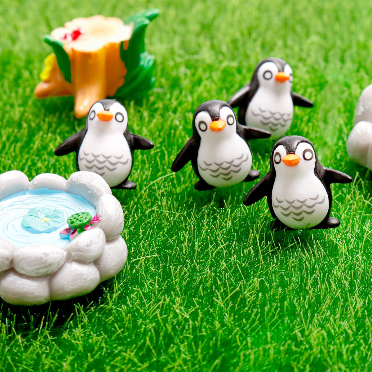Bbiamsleep penguin figurine 08 durable keepsake for seasonal decor