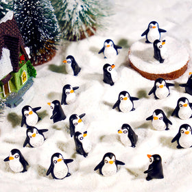 Bbiamsleep penguin figurines for DIY projects and craft layouts