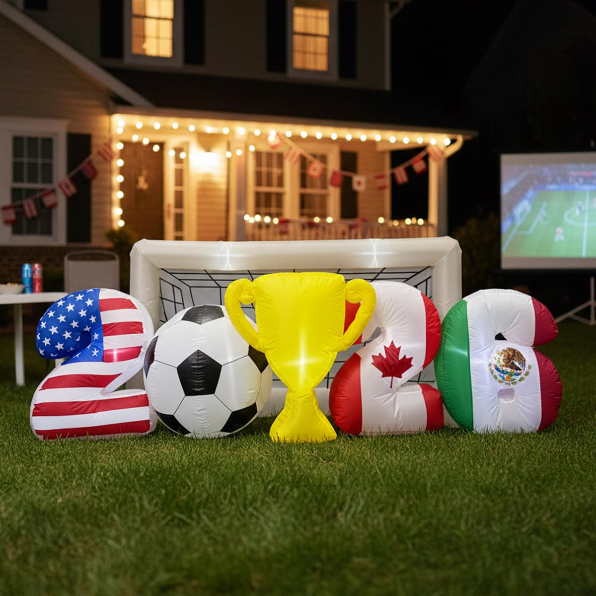 bbioc outdoor yard display boosts world cup party ambiance