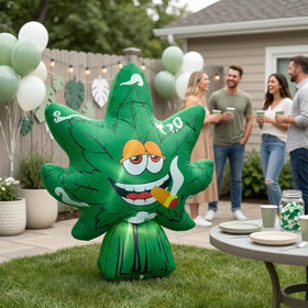 Bbioc quick-inflate design enables fast outdoor decoration deployment.