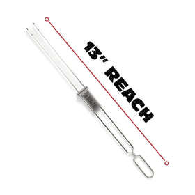 BBQ-Aid 18-8 stainless steel skewers resist rust and stay sturdy.