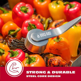 BBQ-AID basting brush is dishwasher safe for quick cleanup after grilling.
