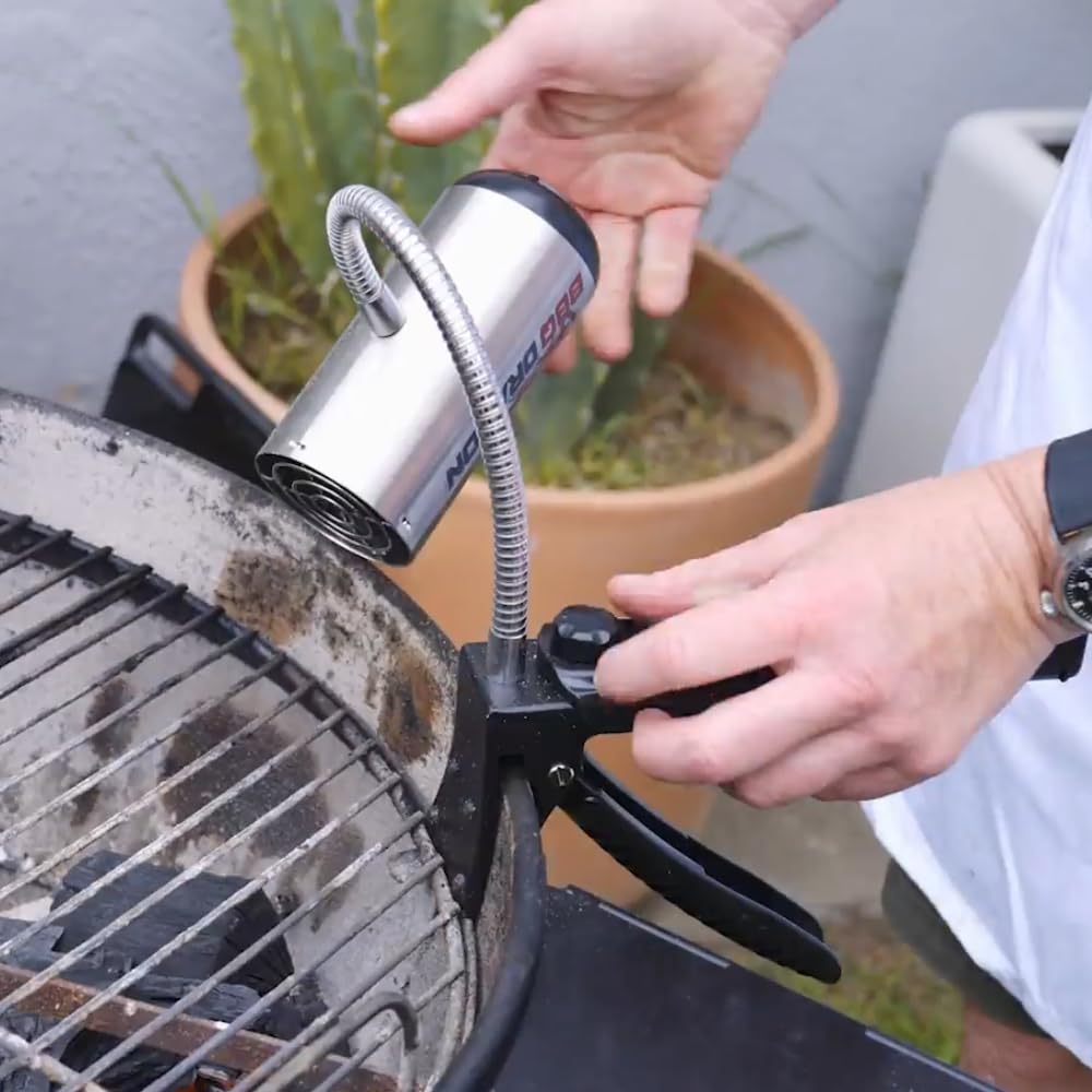 BBQ Dragon eliminates need for lighter fluid for a cleaner start