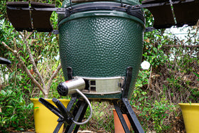 BBQ Dragon at a tailgate, ready for camping power and portability