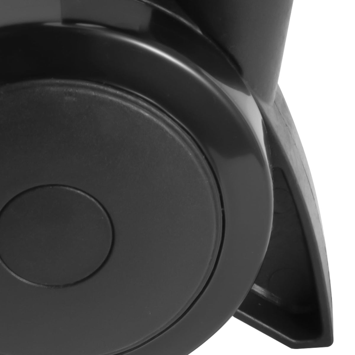 BBQ Future black wheels blend with grills while improving roll.