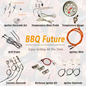 BBQ Future packaging and quick-install guide image.