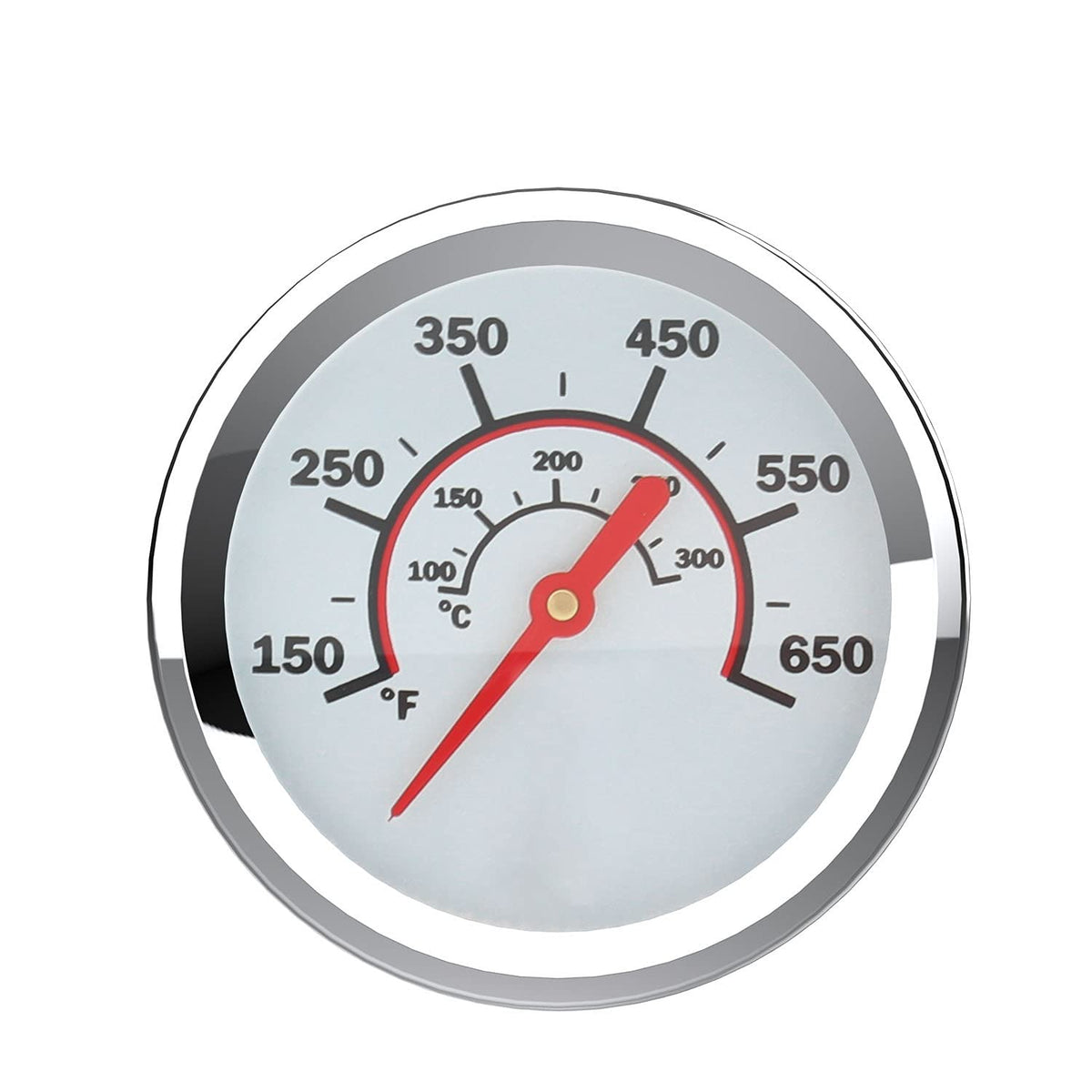 BBQ Future grill temp monitor application demonstrates durable stainless steel construction.