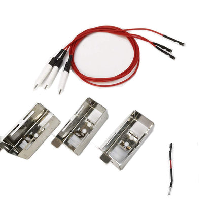 BBQ Future igniter kit collector box front view with organized 3-pack