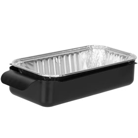 BBQ Future packaging shows 1 grease cup and 10 liners for easy replacements