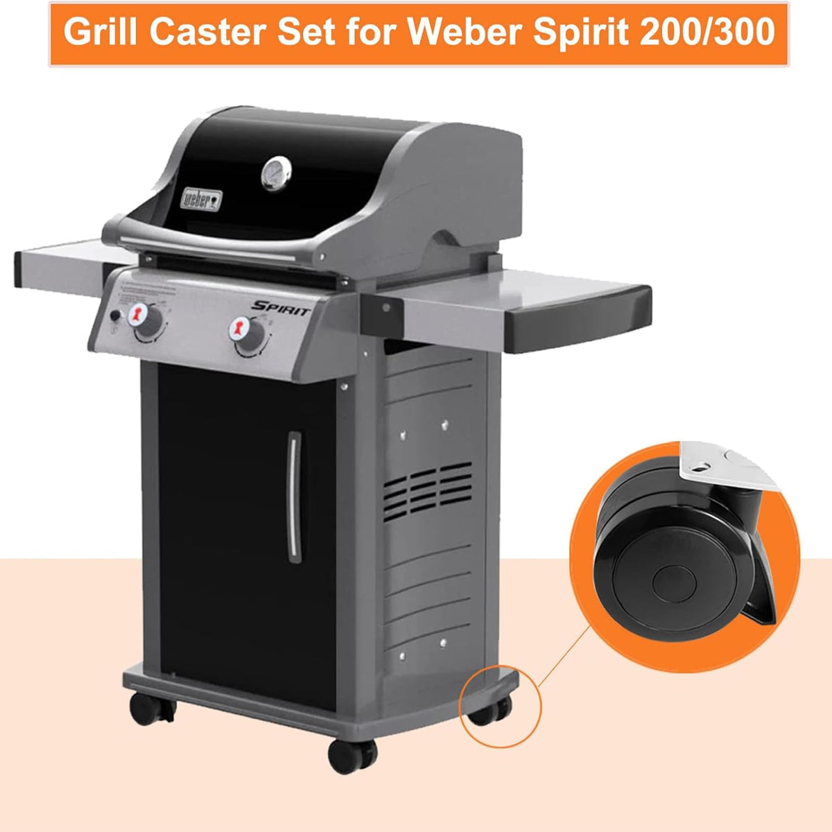 BBQ Future 4-pack includes plates and screws for easy install.