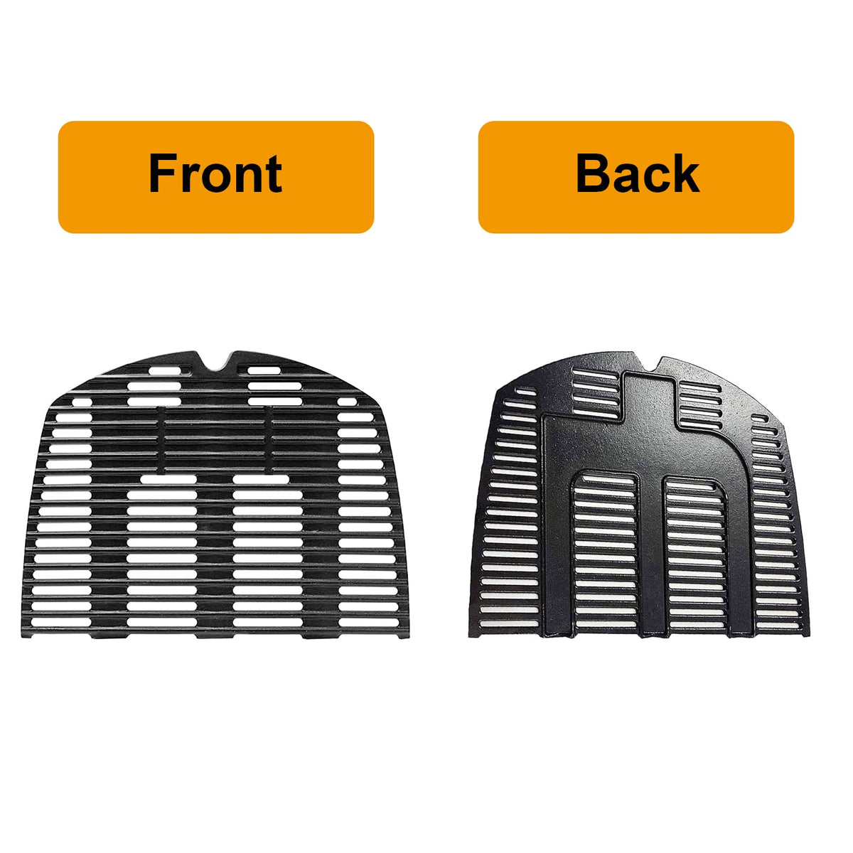 BBQ-PLUS 7646 cast iron grates fit Weber Q3000 for durable grilling