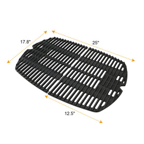 BBQ-PLUS 7646 grates on Weber Q320 ready for replacement