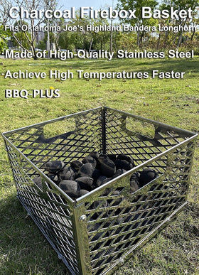 BBQ-PLUS all-in-one package including basket and clamps for quick assembly