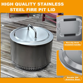 BBQ-PLUS lid shields rain and dust for consistent firing during outdoor use.