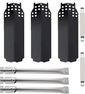 BBQ-PLUS heat plates 3-pack for Char-Broil, promoting even heat.