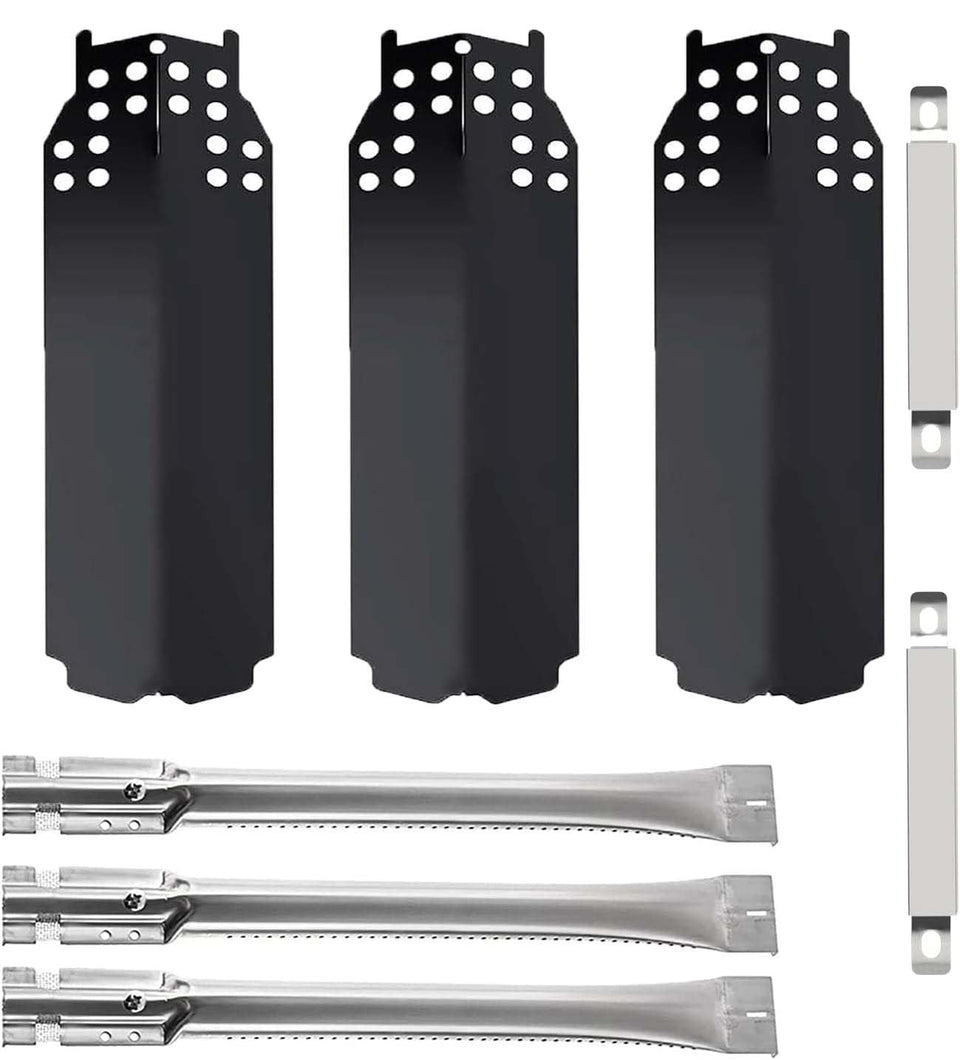BBQ-PLUS heat plates 3-pack for Char-Broil, promoting even heat.