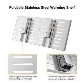 BBQ-PLUS universal rack with screws enables quick, stable leg installation
