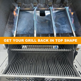 BBQ-PLUS durable stainless steel withstands high temperatures and frequent use