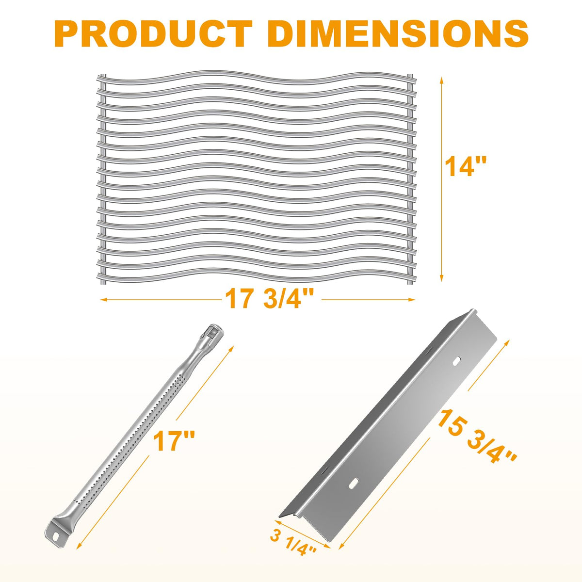 BBQ-PLUS Napoleon Prestige 500 heat plates distribute heat evenly and reduce flare-ups