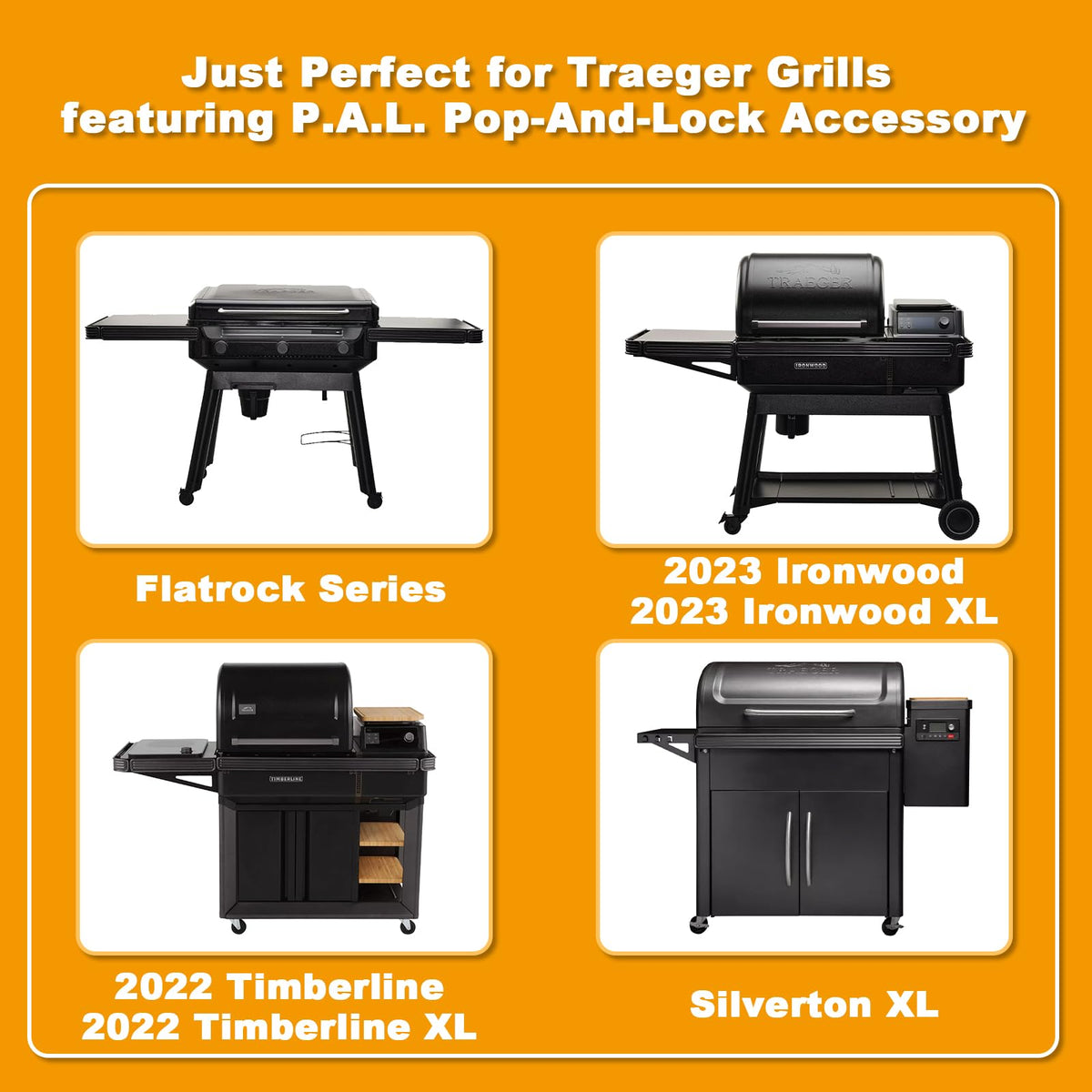 BBQ-PLUS P.A.L. rail complete kit keeps essentials organized outdoors.