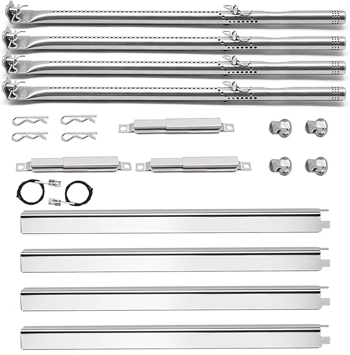 BBQ-Yummy Charbroil heat shield set for 4-burner grills provides durable protection