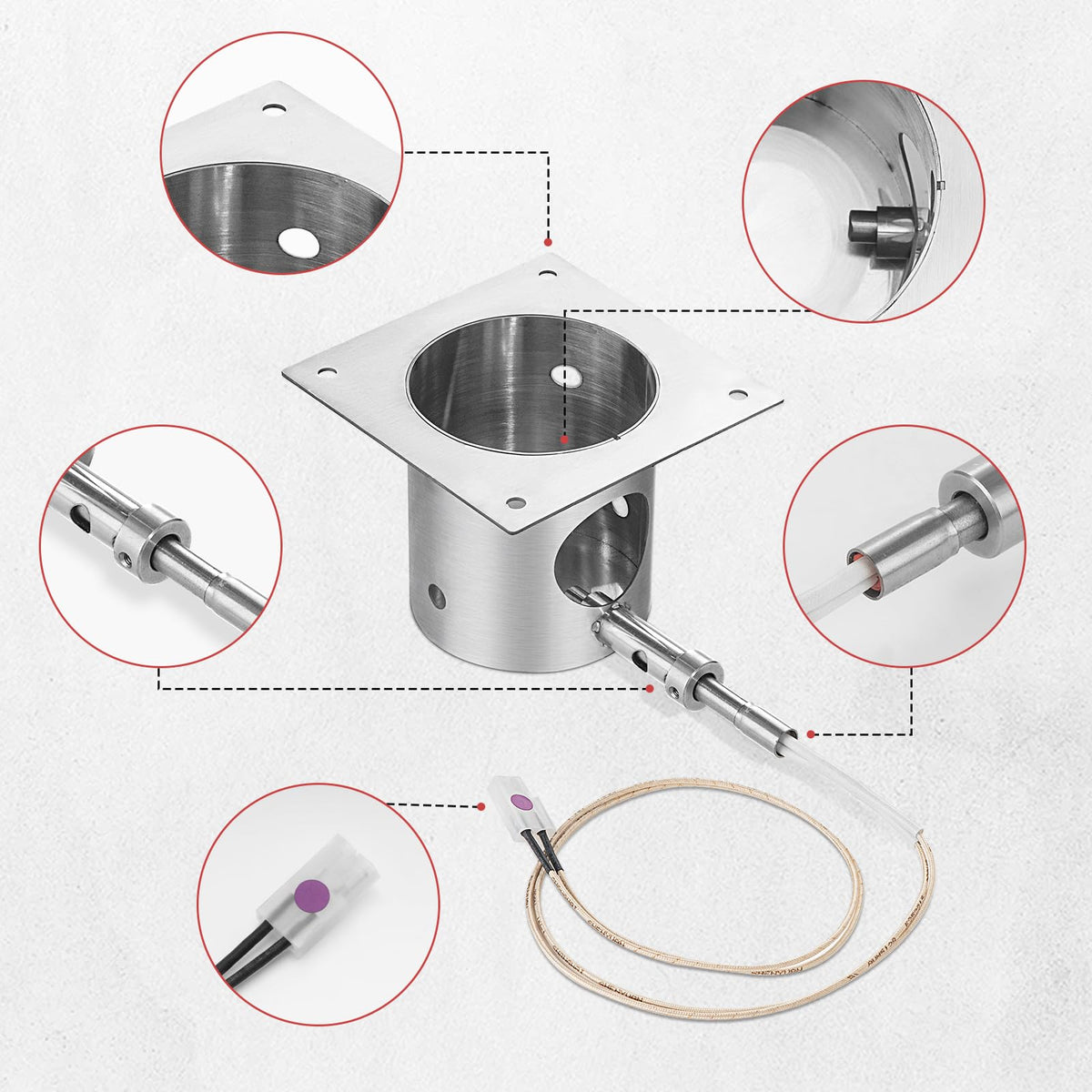 BBQ-Yummy hot rod ignitor image showing quick, consistent ignition for wood-fired flavor
