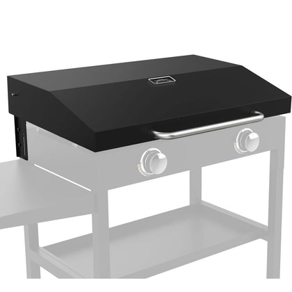 bbq777 upgraded hinged lid for Blackstone 28in protects surface and adds quick access.