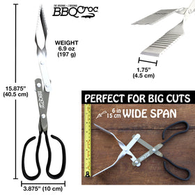 BBQ Croc 15-inch compact design fits any grill setup