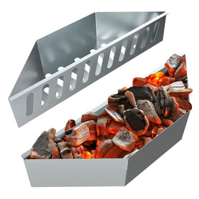 BBQCuker charcoal basket fits 22/26-inch Weber grills for versatile cooking