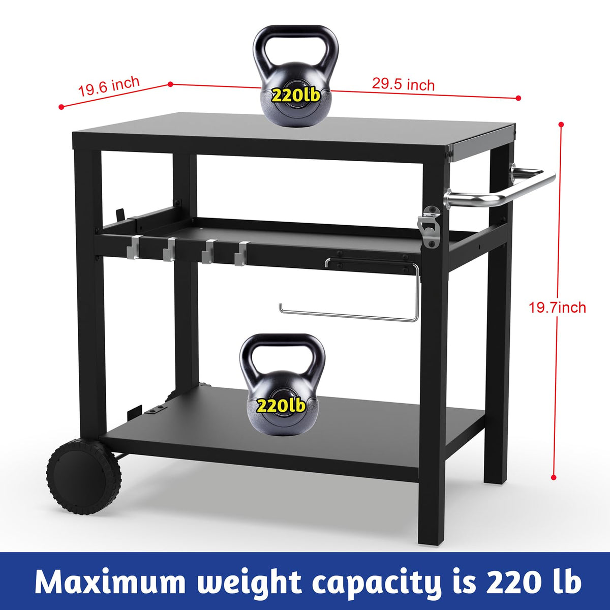 BBQCuker easy-assembly and cleaning design saves time after meals.