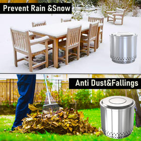 BBQCuker lid doubles as a sturdy tabletop for outdoor gatherings.