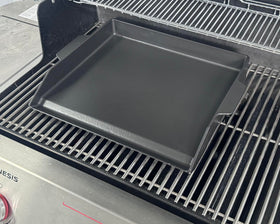 BBQ Future griddle in use shows versatile outdoor cooking.