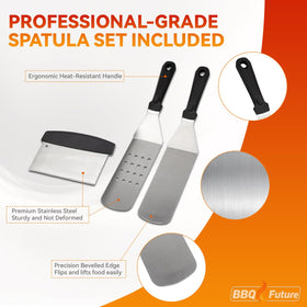 BBQ Future seasoning guidance helps build a natural nonstick layer.