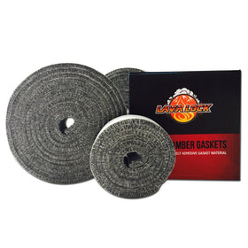BBQgaskets Nomex high temp gasket roll for Kamado smokers showing durable heat resistance