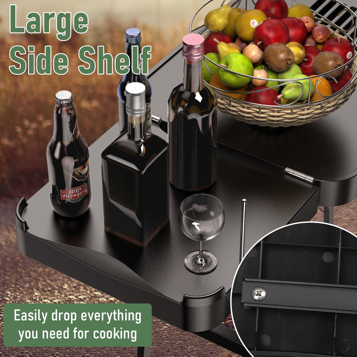 BBQMall hollow middle improves airflow and cooling