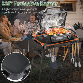 BBQMall quick-fold stand folds in 20 seconds