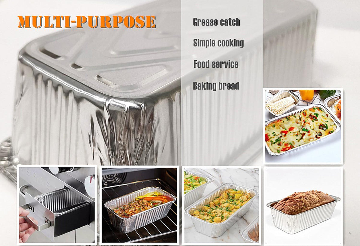 BBQMFG heavy-duty aluminum liner doubles as a portable pan for camping