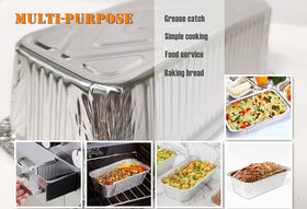 BBQMFG heavy-duty aluminum liner doubles as a portable pan for camping