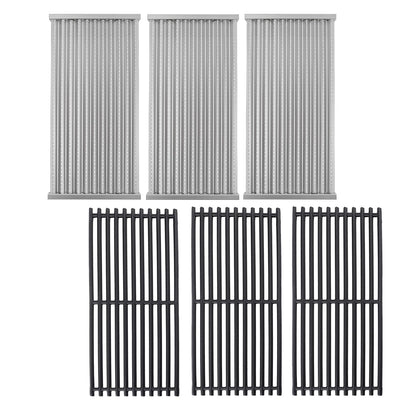 BBQration 17in emitter set closeup demonstrates durable emitters for even cooking on Char-Broil grills.